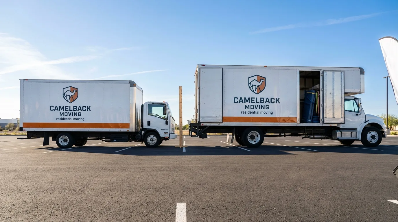 Moving truck size capacity guide in Lake Pleasant